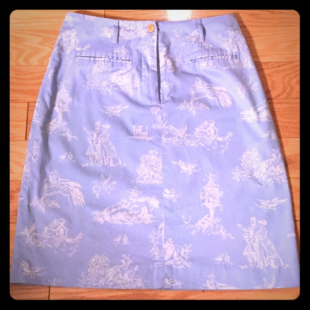 J. McLaughlin toile skirt